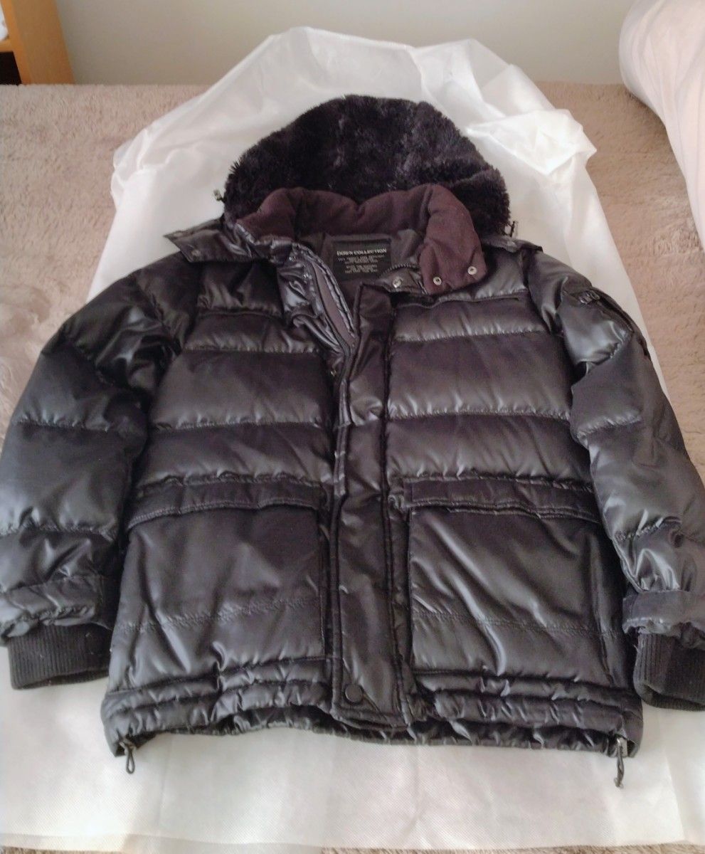ユニクロ DOWN COLLECTION CLASSIC ダウンジャケット ファー付き
