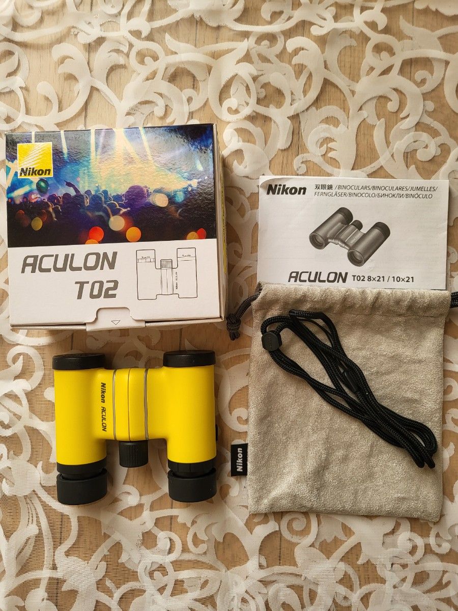 Nikon 双眼鏡 ACULON T02 8x21 イエロー ニコン アキュロン 推し活