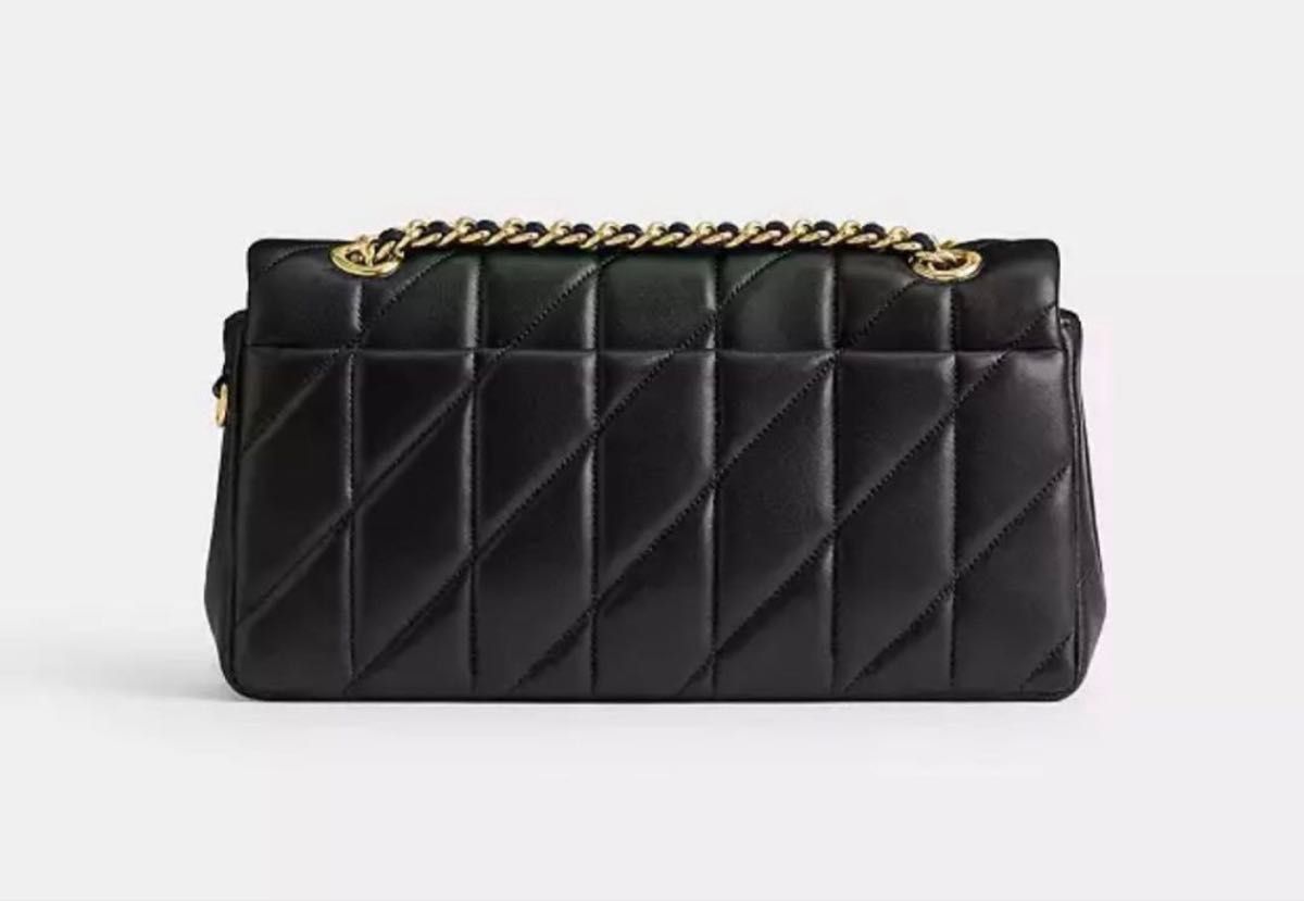 coach コーチ タビー ショルダーバッグ キルティング ブラック CP150