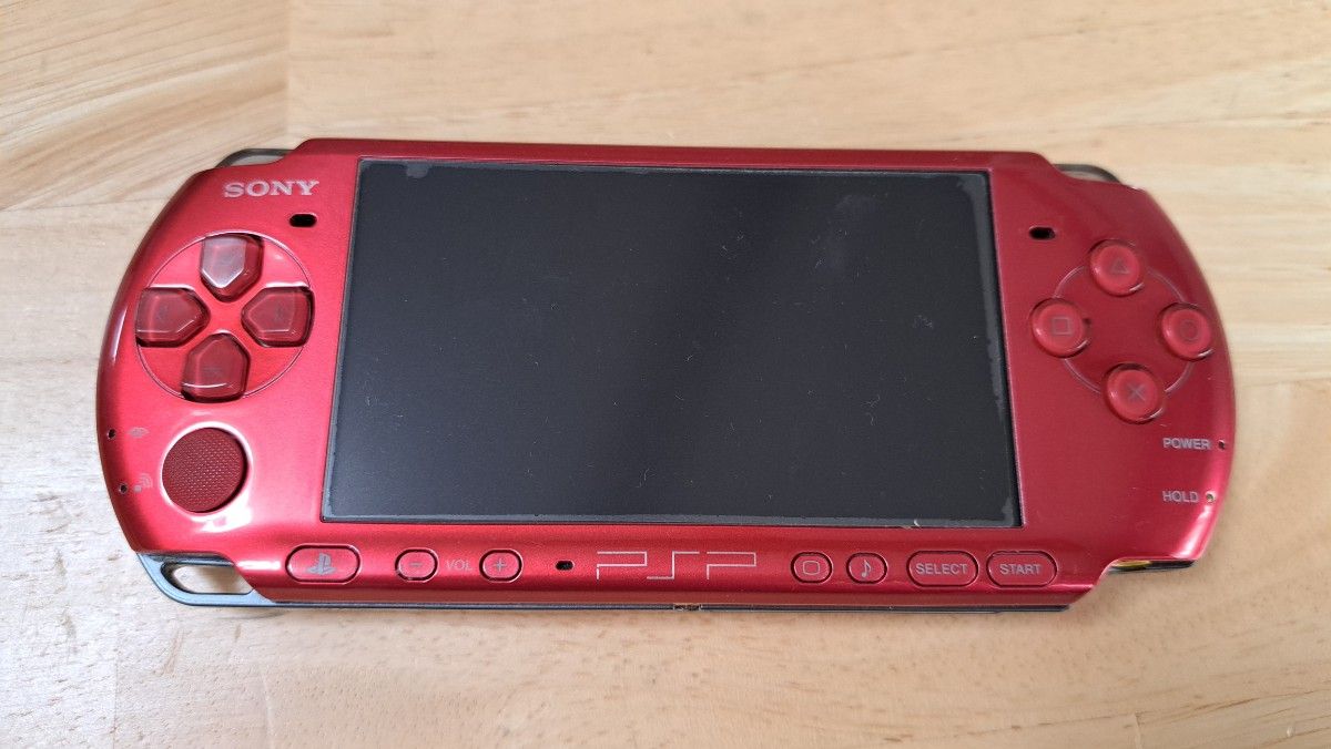 ジャンク品 説明必須】SONY PSP-3000 ラディアントレッド 本体のみ