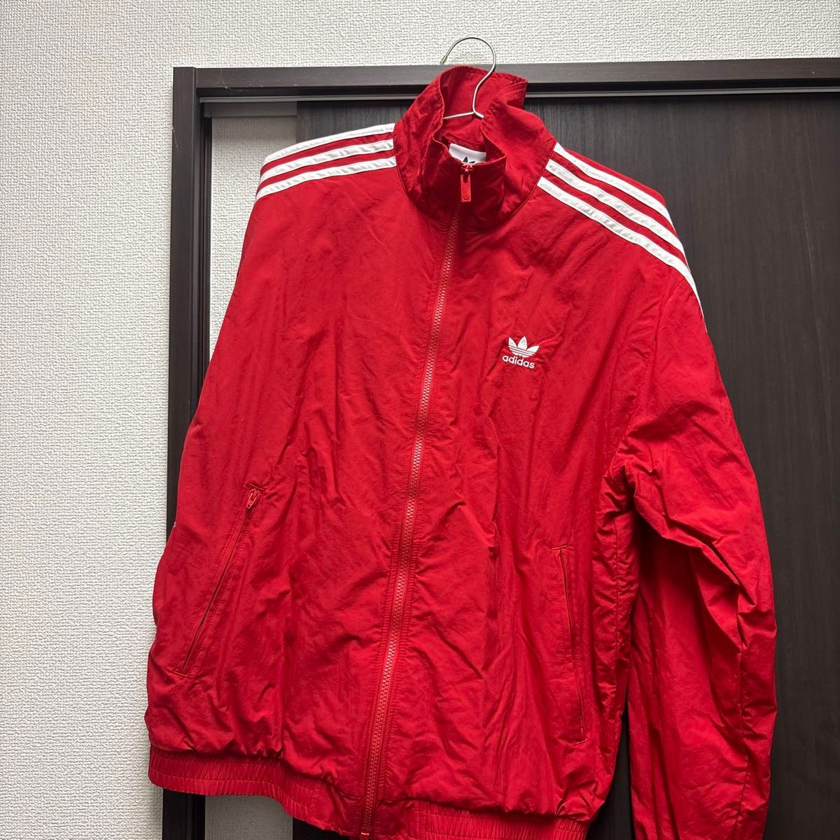 adidas ナイロンジャケット 赤｜Yahoo!フリマ（旧PayPayフリマ）