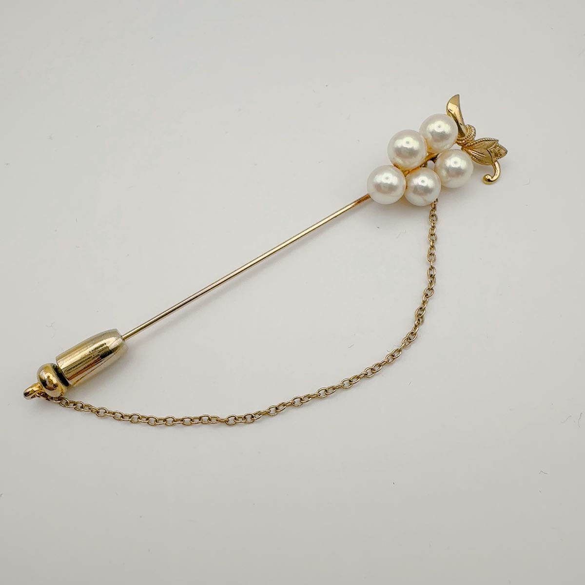 MIKIMOTOミキモト アコヤ真珠ブローチK14｜Yahoo!フリマ（旧PayPayフリマ）