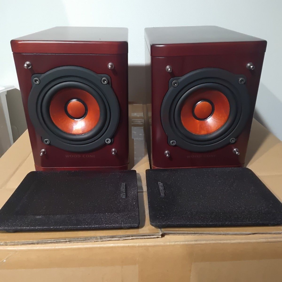 中古 Victor JVC ウッドコーンスピーカー SP-EXAK1 ペア｜Yahoo!フリマ