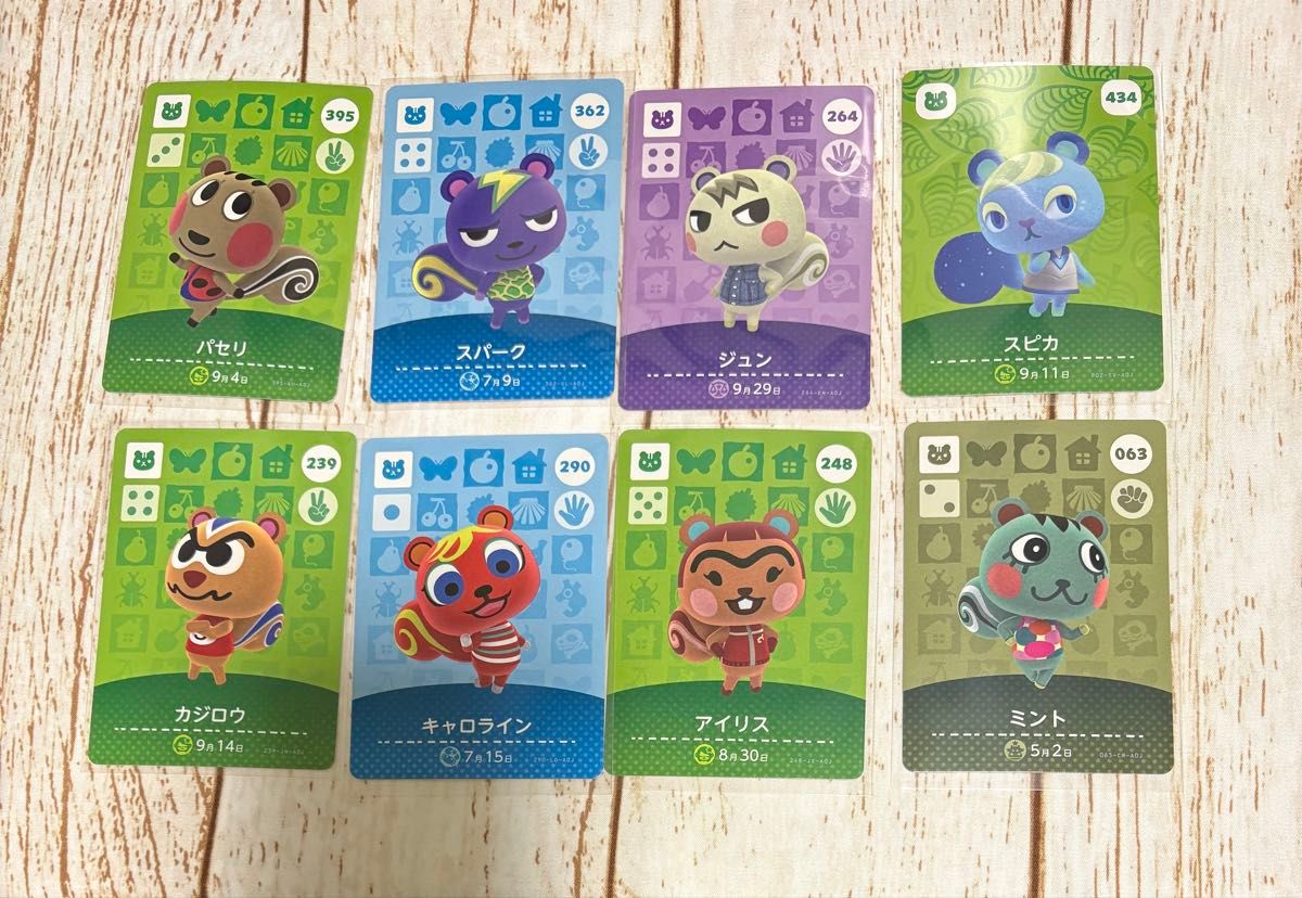 リス amiiboカード どうぶつの森 アミーボカード あつ森 スパーク