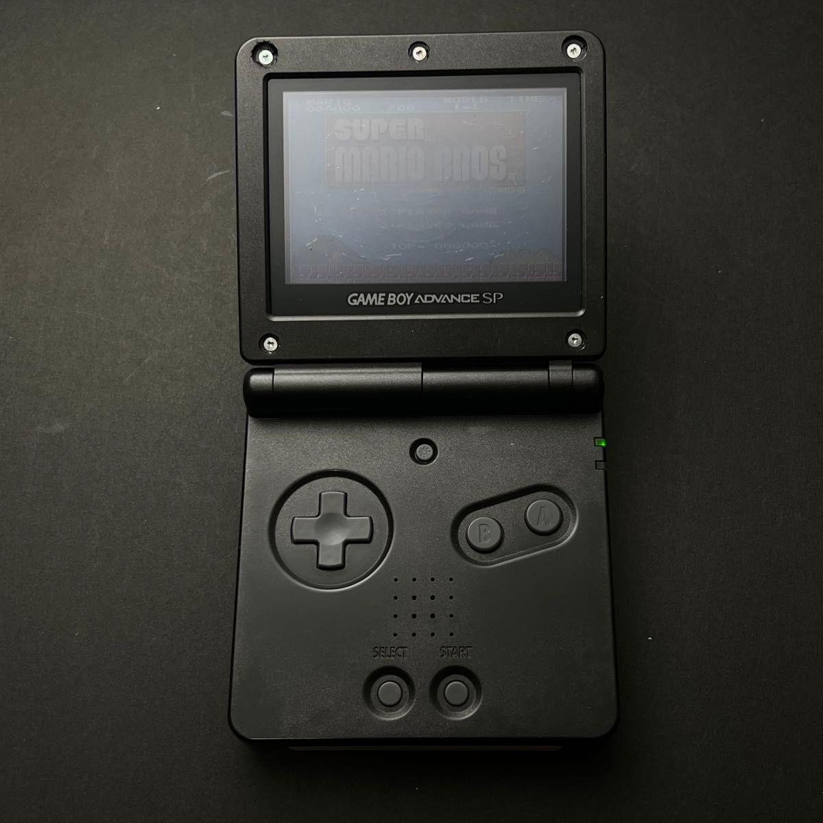 任天堂 ゲームボーイアドバンスSP 本体 動作品 現状品 ブラック①