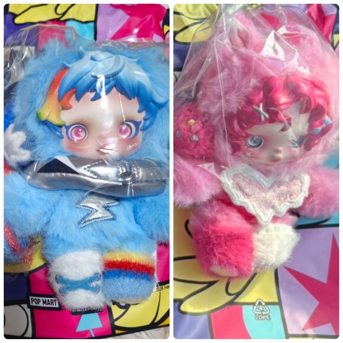 スカルパンダ POPMART マイリトルポニー Pinkie Pie Rainbow Dash