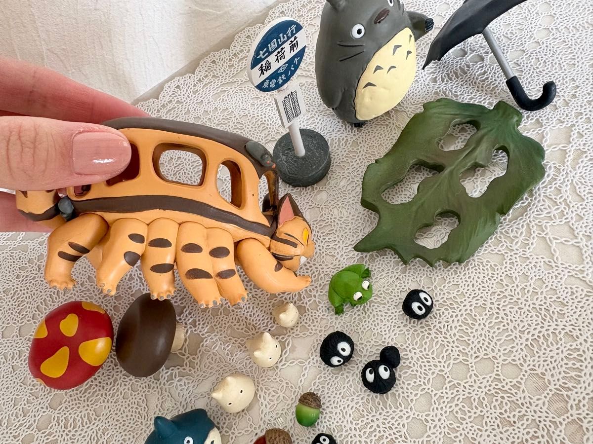 となりのトトロ フィギュア ジブリ 猫バス ねこバス 宮崎駿 まっくろ