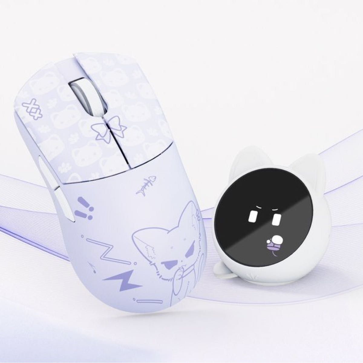 新品未開封】Wlmouse 幻-HUAN- Nekko 液晶ネコ型ドングル｜Yahoo