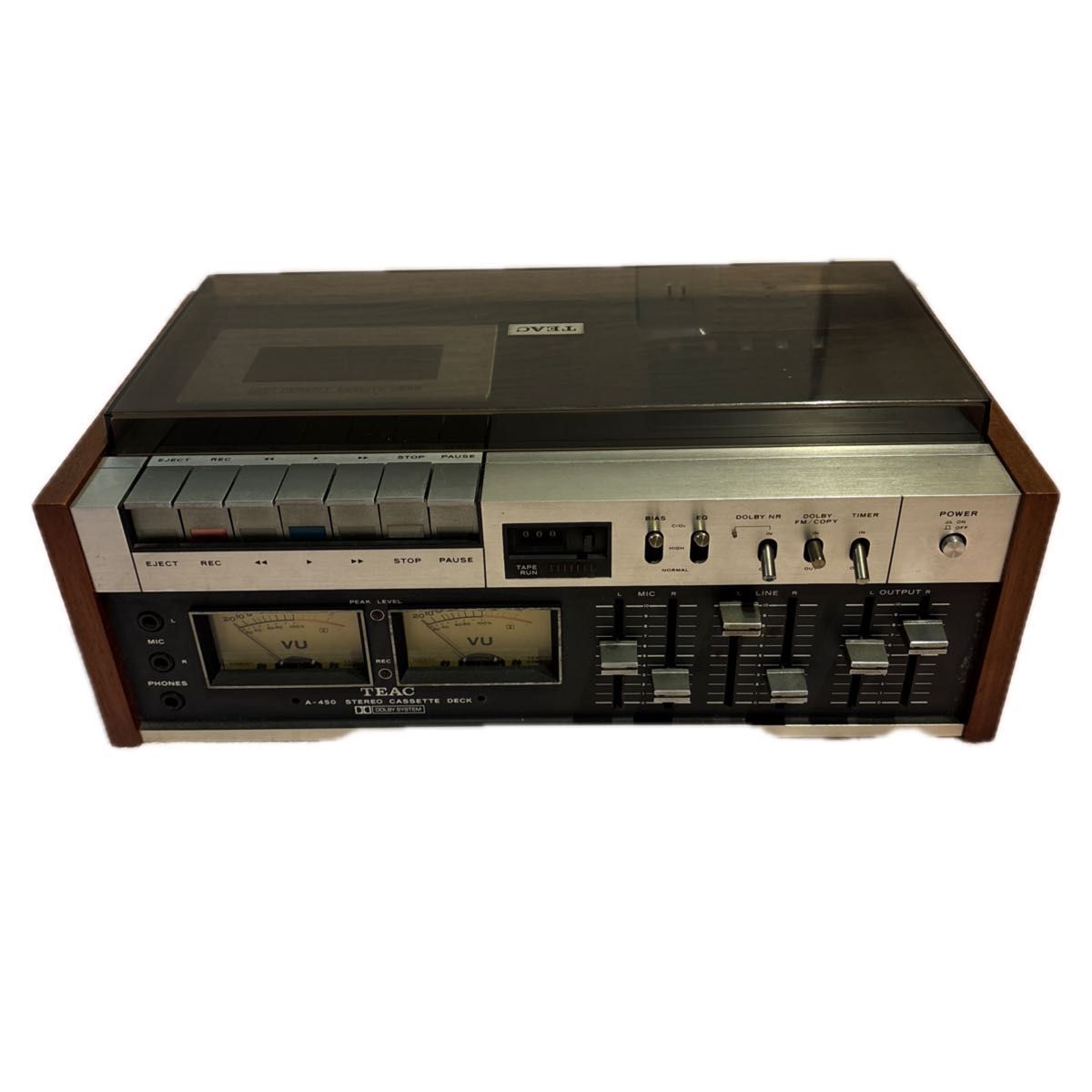 TEAC A-450 STEREO CASSETTE DECK ティアック カセットデッキ｜Yahoo
