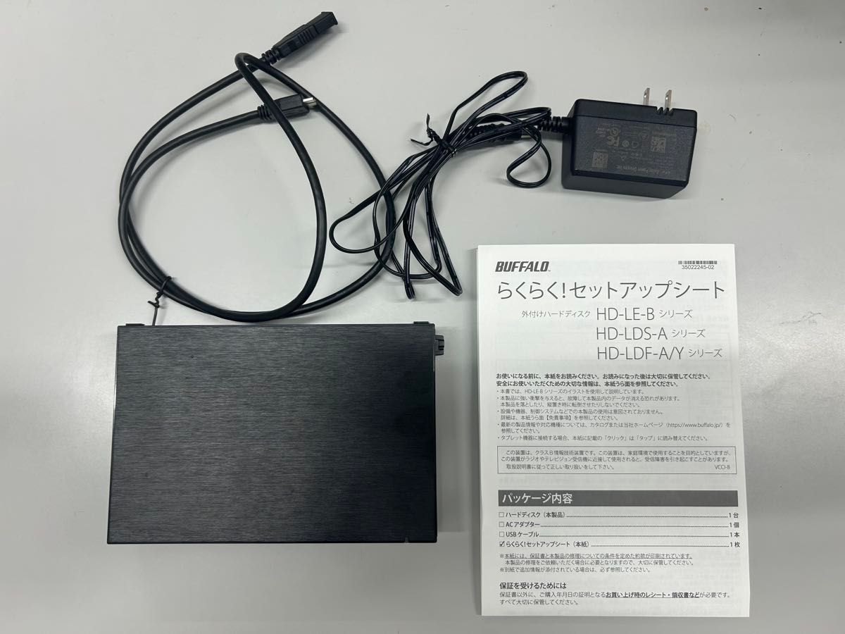 使用少・極美品】BUFFALO 外付けHDD 4TB HD-LE4U3-BB｜Yahoo!フリマ