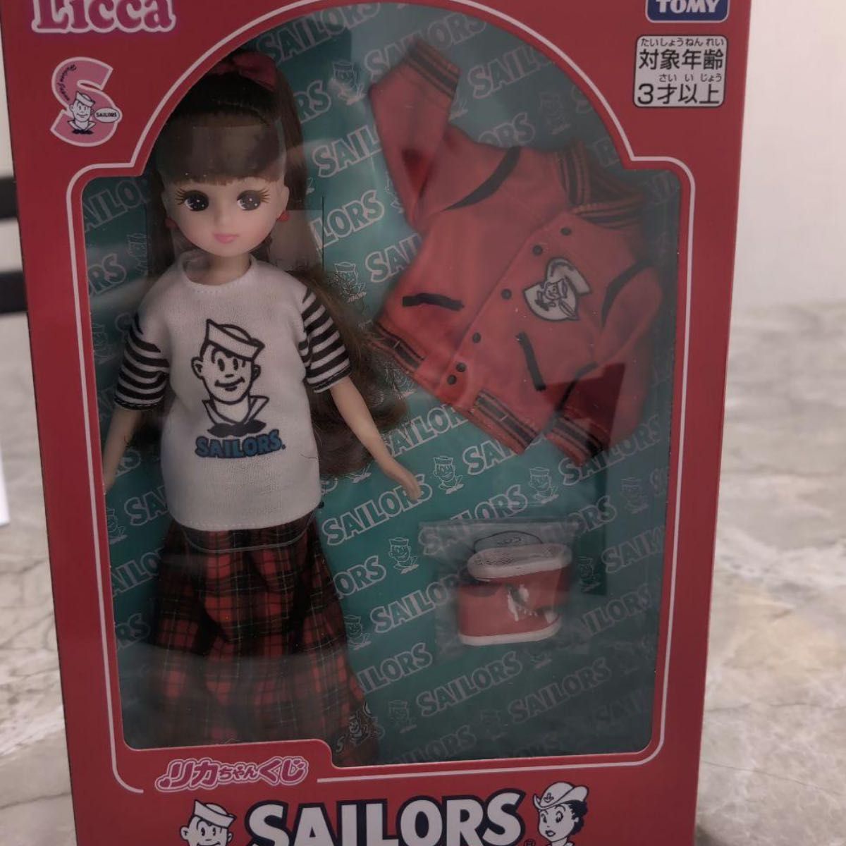 セーラーズ リカちゃんくじ ラスト賞 赤いスタジャンスタイル リカ