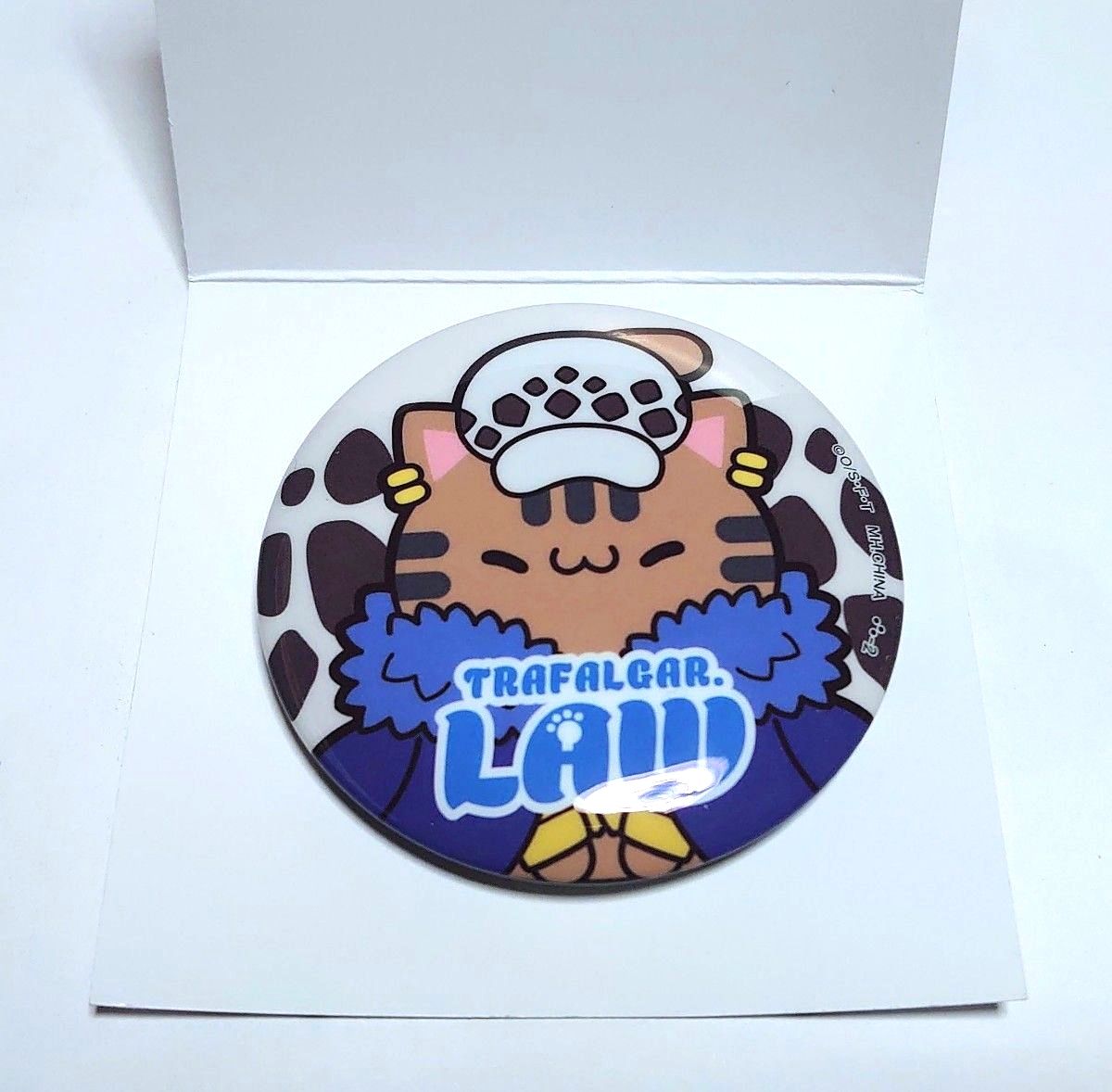 ワンピース ニャンピースニャーン 缶バッジ トラファルガーロー｜Yahoo