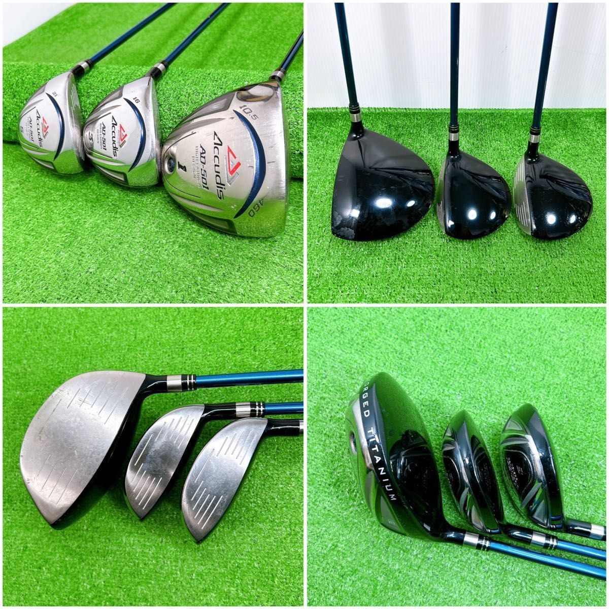 バッグ未使用】左利き/レフティ アキュディス メンズクラブセット 11本