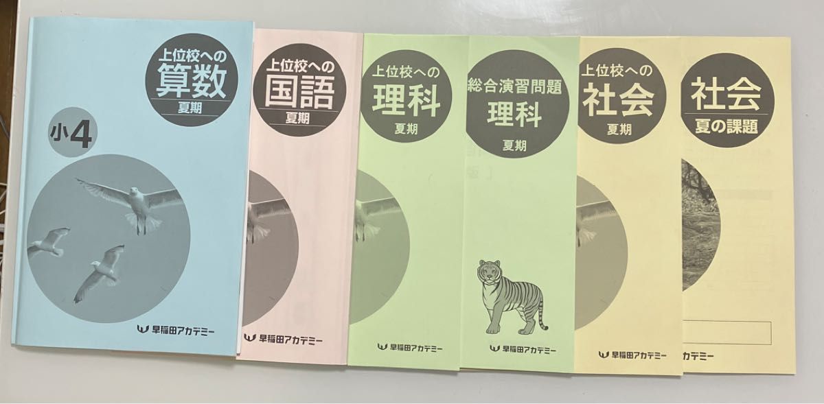 早稲田アカデミー 夏期講習 4年 上位校への算数国語社会理科 総合演習