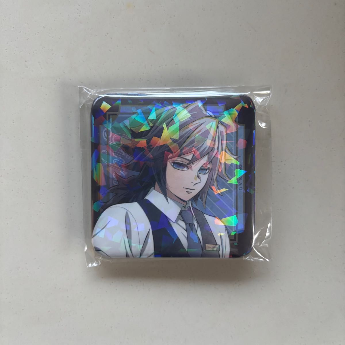 鬼滅の刃 モクテルバー ロト 第2弾 グリッター缶バッジ 冨岡義勇