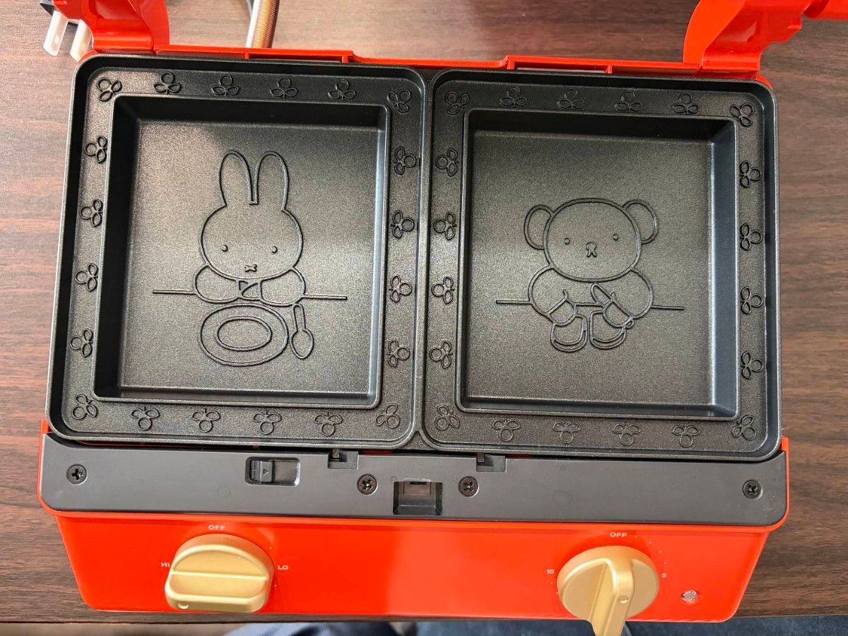 ジャンク品】BRUNO miffy グリルサンドメーカー ダブル ミッフィー
