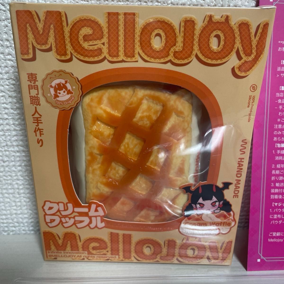 シュリンク付き未開封】メロジョイ Mellojoy スクイーズ ワッフル 四角