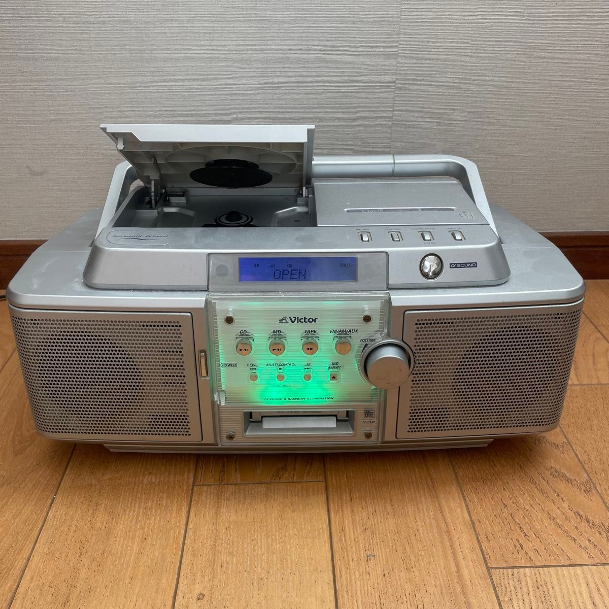 Victor Clavia RC-Z1MD CD/MD/カセット/ラジオ リモコン付き｜Yahoo