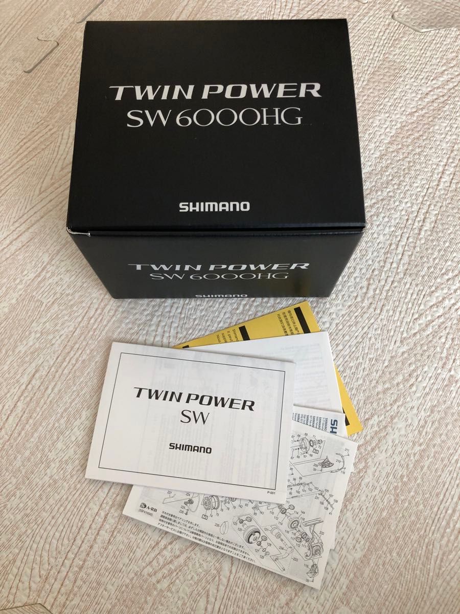 未使用】SHIMANO シマノ 21 ツインパワーSW 6000HG リール｜Yahoo