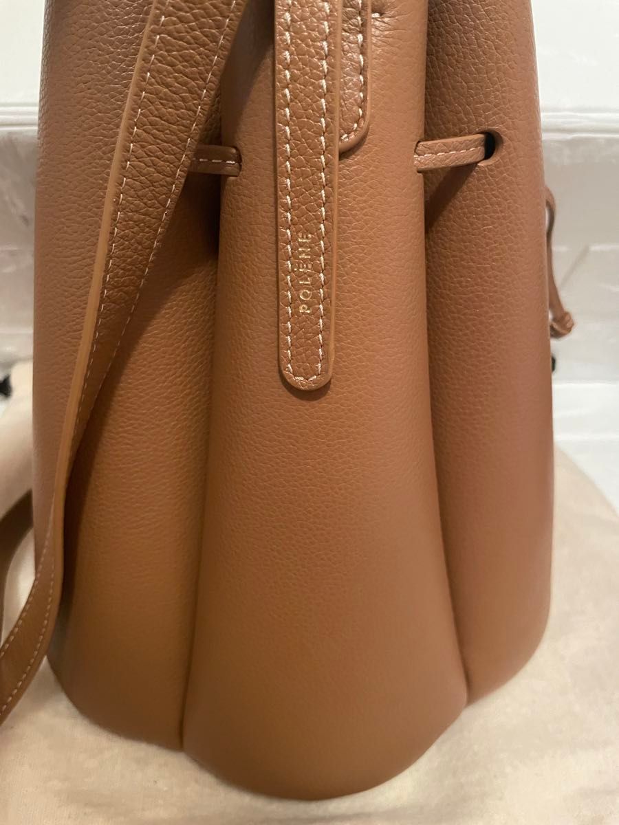 正規品 ポレーヌ POLENE Numero Huit カヌレ キャメル ショルダー