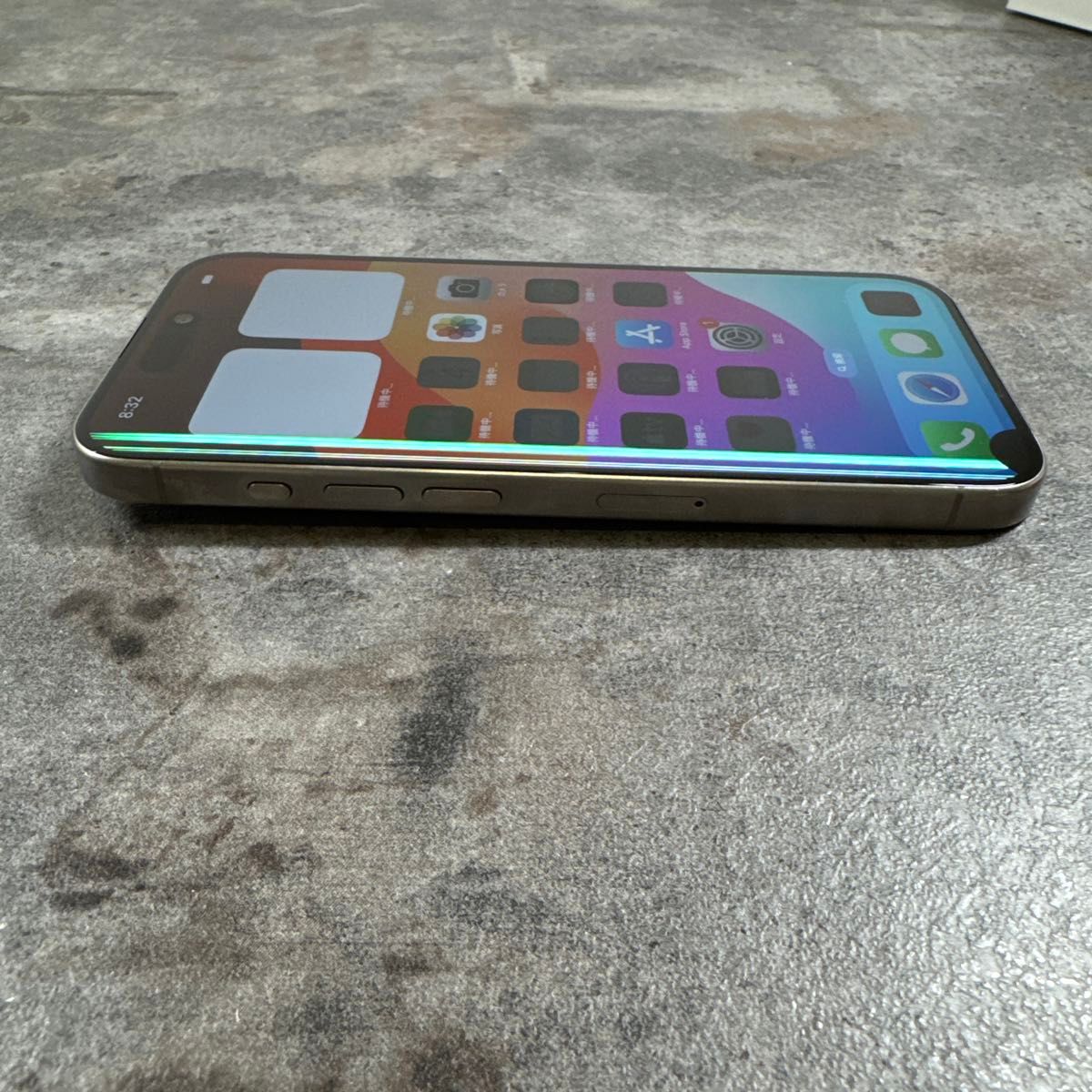 80268 iPhone15pro 128GB ナチュラルチタニウム SIMフリー ジャンク品