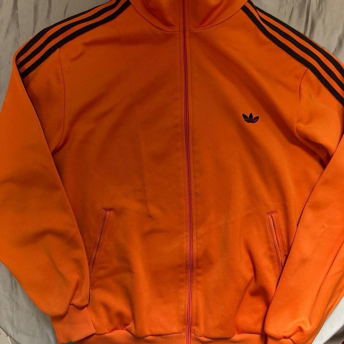 西ドイツ 時代 アディダス ジャージ デサント オレンジ 黒 3L 相当 超