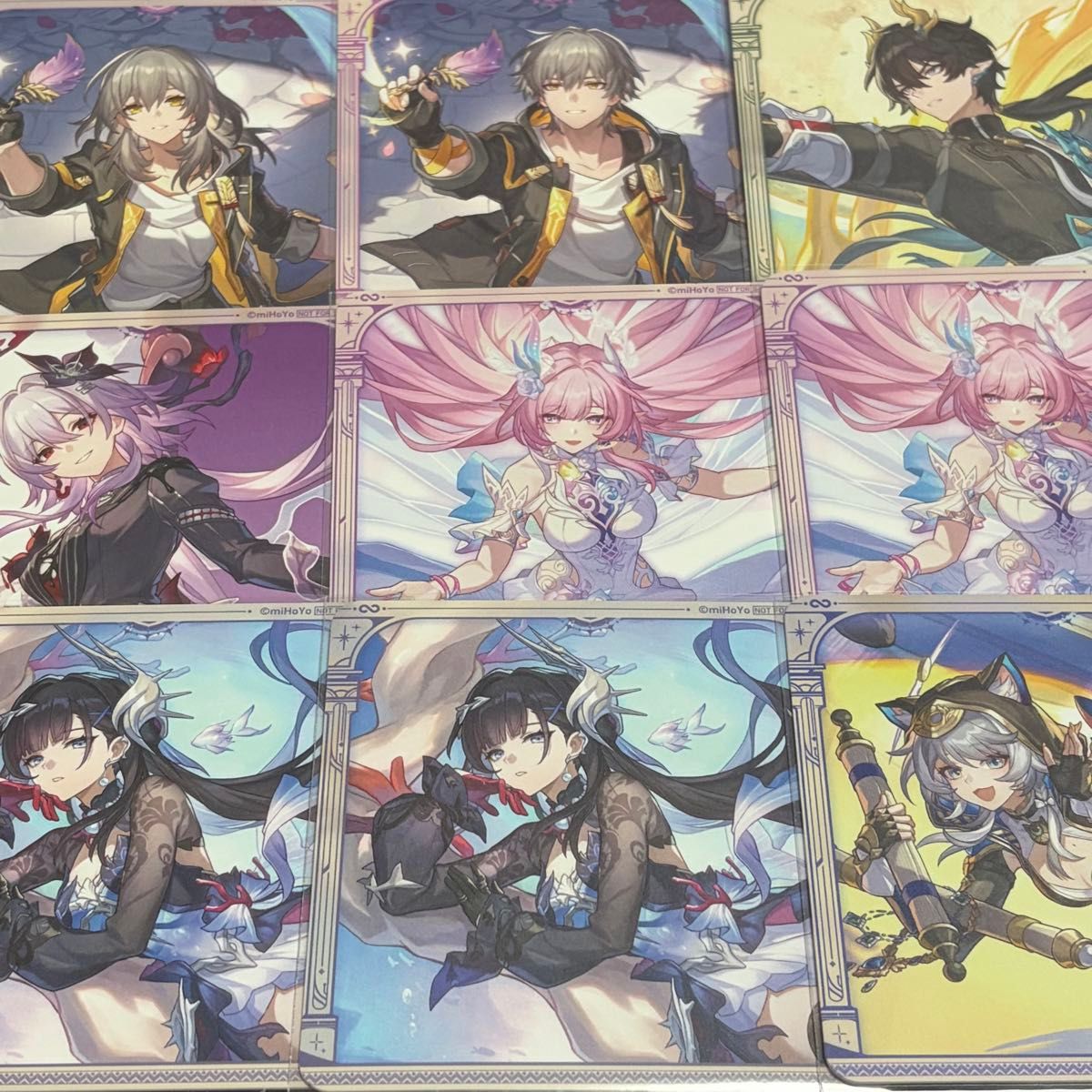 GiGO 特典 コースター 星 穹 丹恒・騰荒 長夜月 キュレネ セイレンス