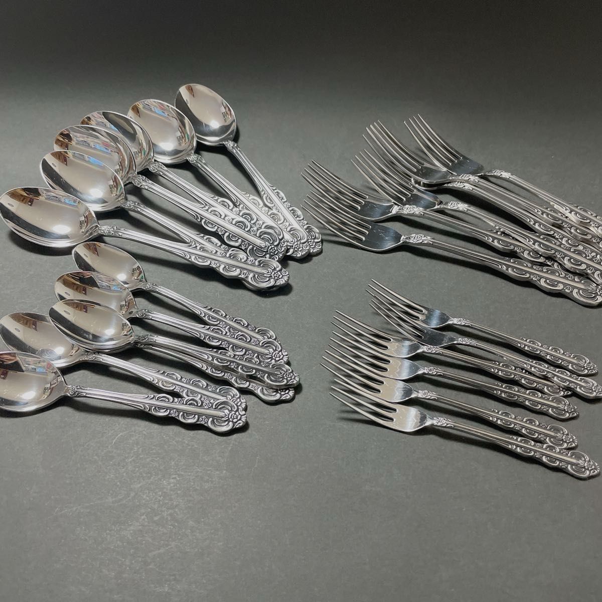 ノリタケ カトラリーセット スプーン フォーク 24本 ステンレス製 昭和