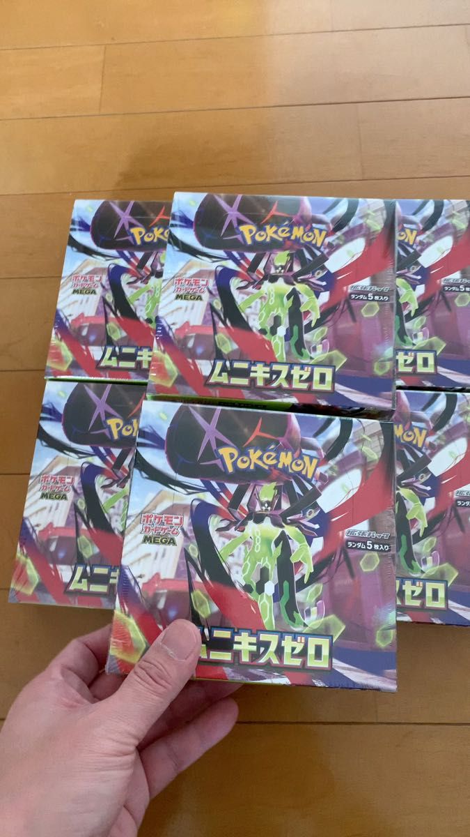 むにきすぜ ポケモンカードゲーム ムニキスゼロ シュリンク付 6BOX