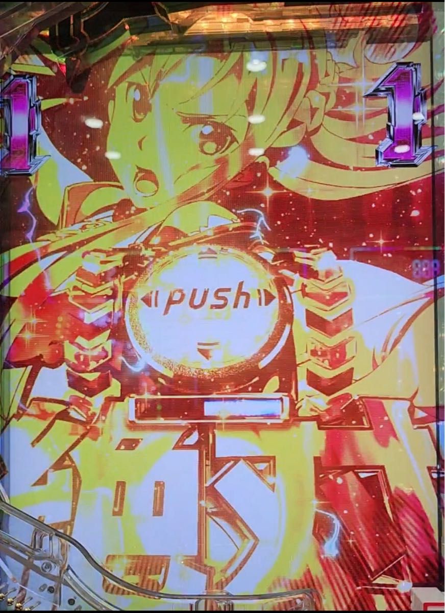 即納可 スマパチ ソードアート・オンライン 199LT実機 希少オート付き