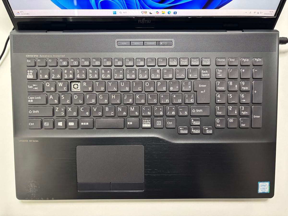 富士通 LIFEBOOK NH90/D2 超高速Core i7 第9世代 メモリ16GB