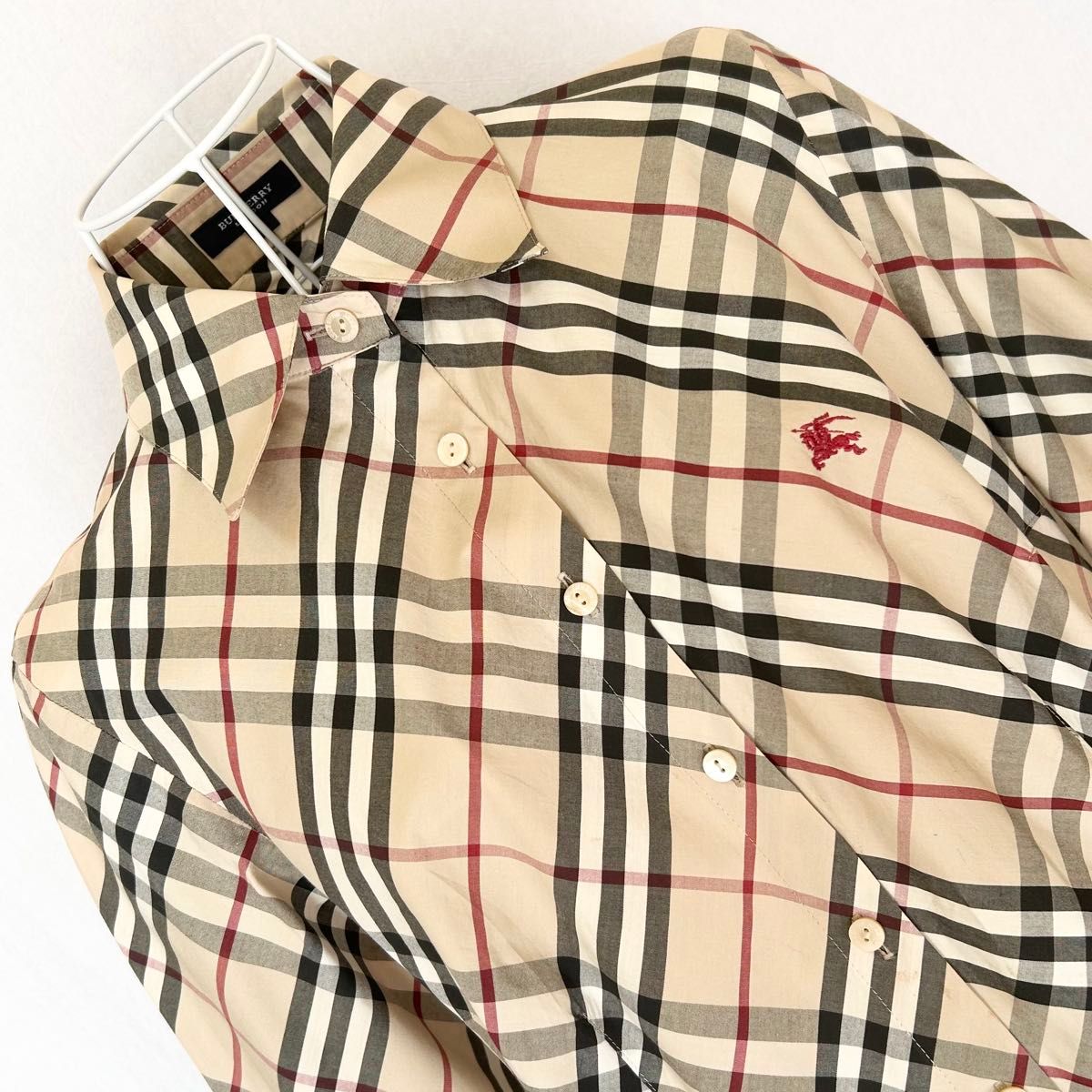 大きいサイズ48 バーバリーロンドン メガチェック シャツ チュニック