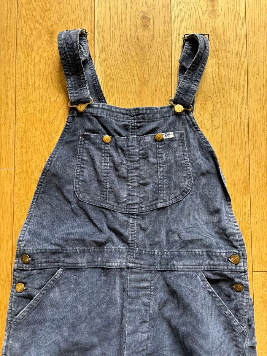 LEE リー オーバーオール サロペット コーデュロイ ブルー USA製