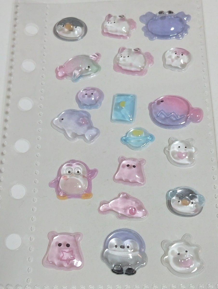 シール帳 完成品 おすそ分けシール A7 お裾分け クリアバインダー