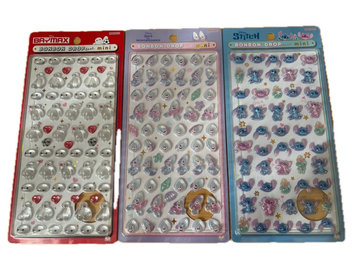 ボンボンドロップシール ディズニー mini 3枚セット｜Yahoo!フリマ（旧
