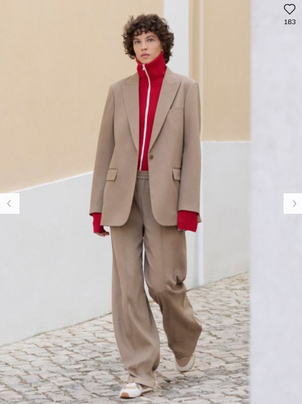 ユニクロC ミラノリブフルジップカーディガン XXL レッド 未使用 完売