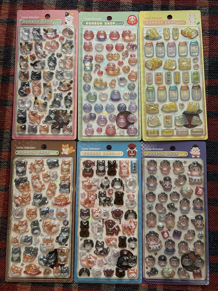 ボンボンドロップ シール 6種セット 和柄 正規品 まとめ売り｜Yahoo