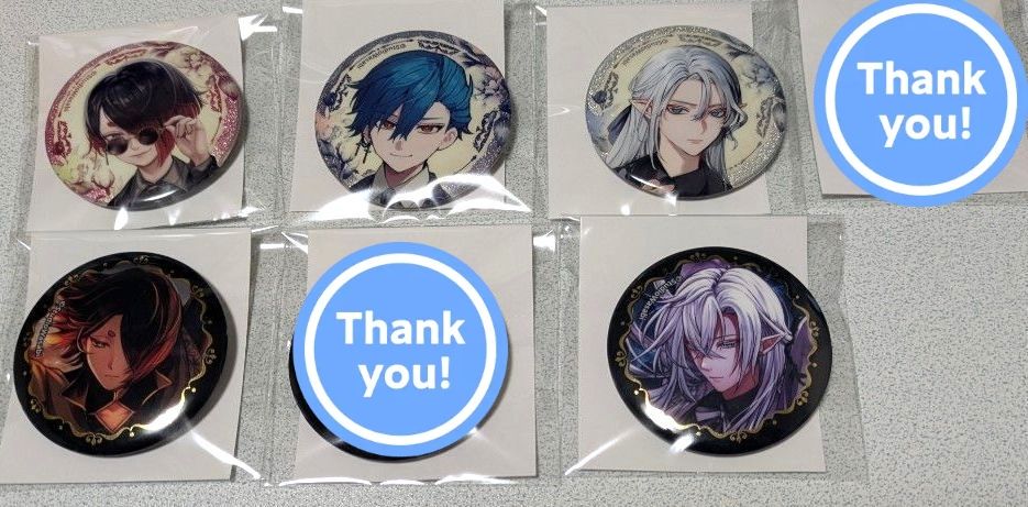 悪魔執事と黒い猫 あくねこ サンリオコラボ 缶バッジ｜Yahoo!フリマ