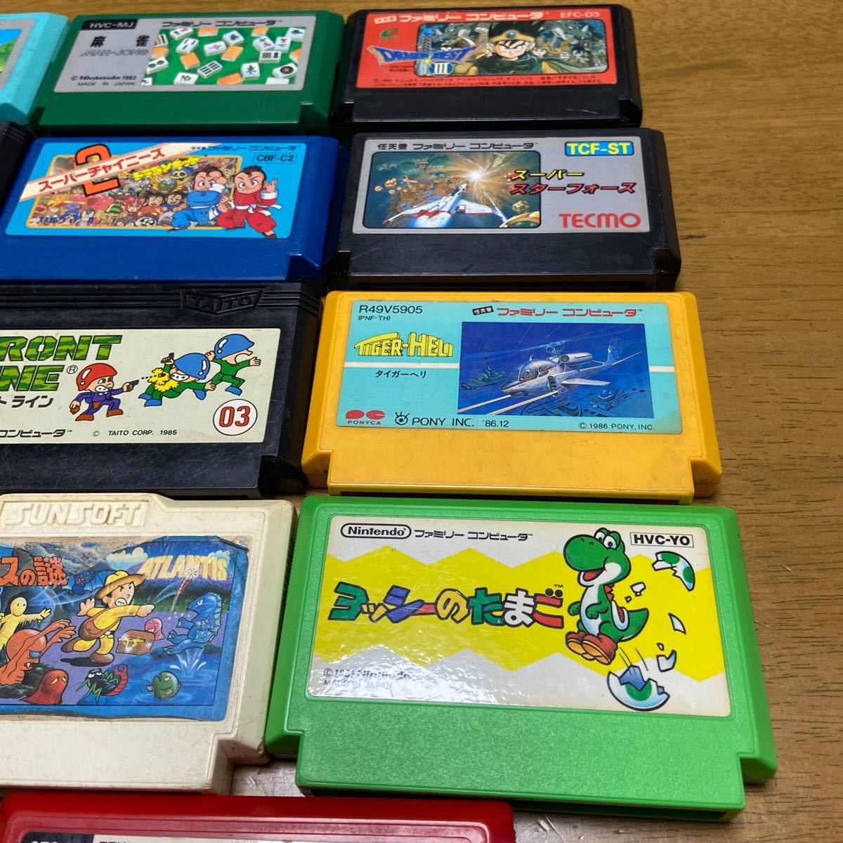 任天堂 ファミコンソフト 13本まとめてセット 中古 箱 説明書なし