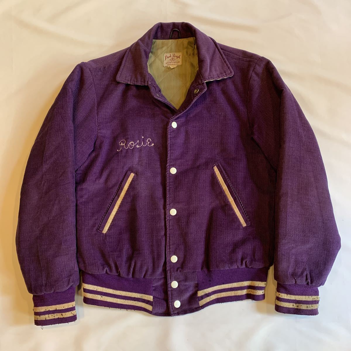 Yahoo!オークション - 50s Park Regal CORDUROY STADIUM JACKET ヴィン