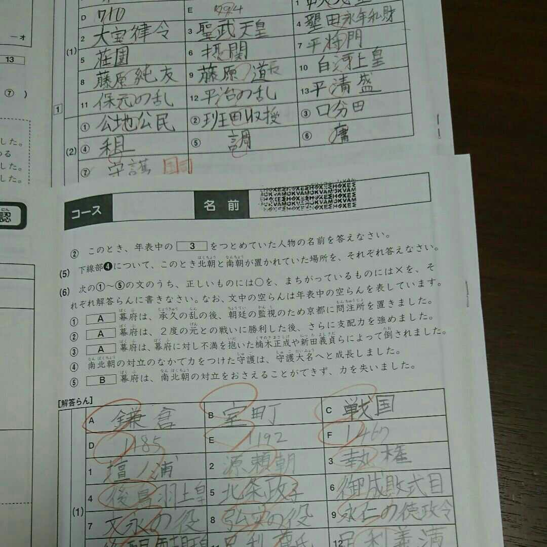 2020年最新 サピックス 6年 社会 春期講習 夏期講習 デイリー