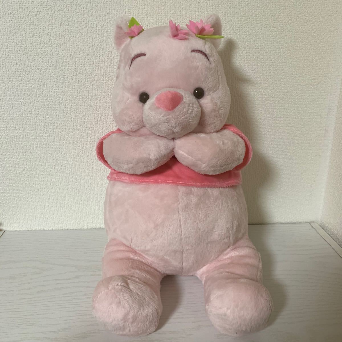 sakura 桜 プーさん ぬいぐるみ Lサイズ ディズニーストア｜Yahoo