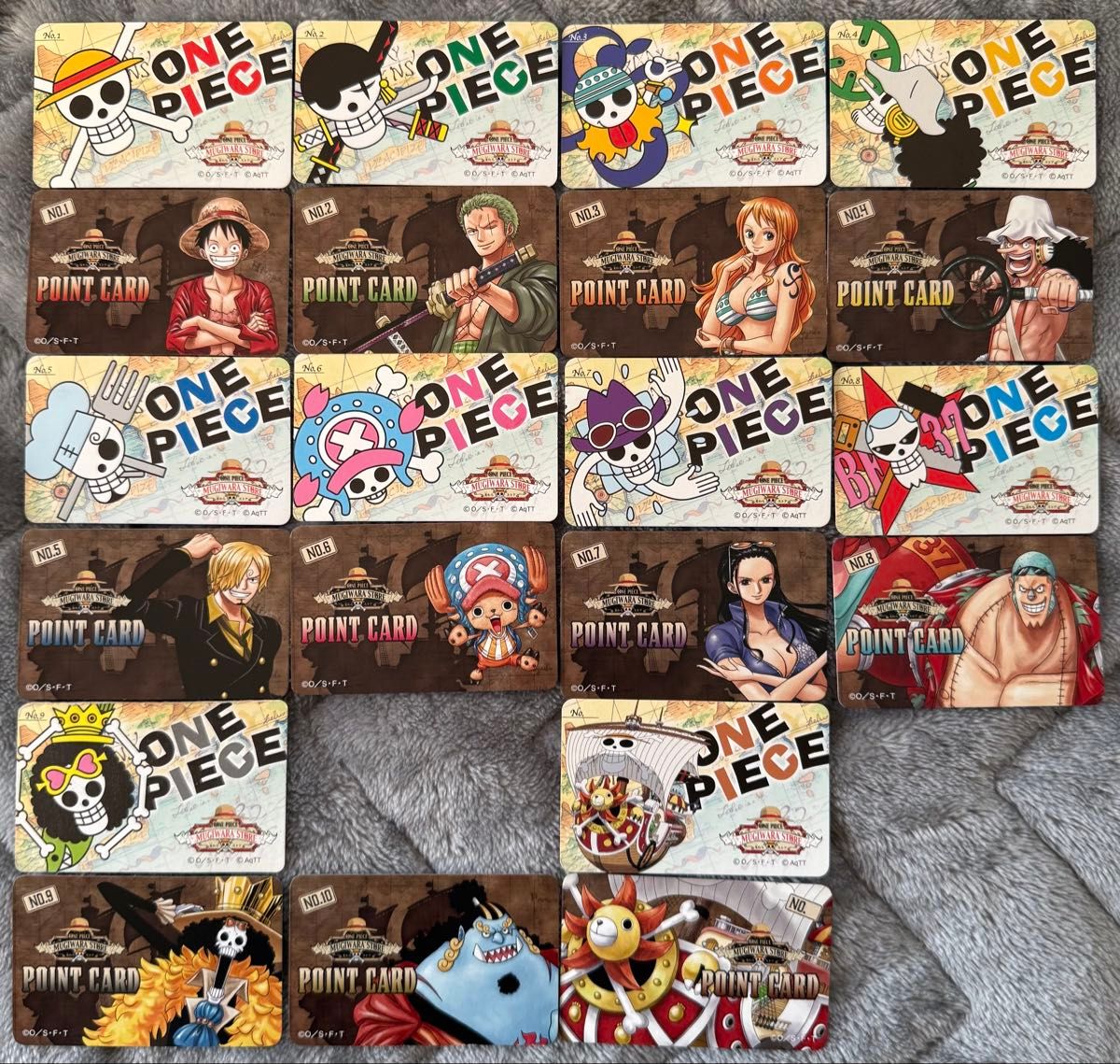 ワンピース 麦わらストア ポイントカード 21枚セット｜Yahoo!フリマ