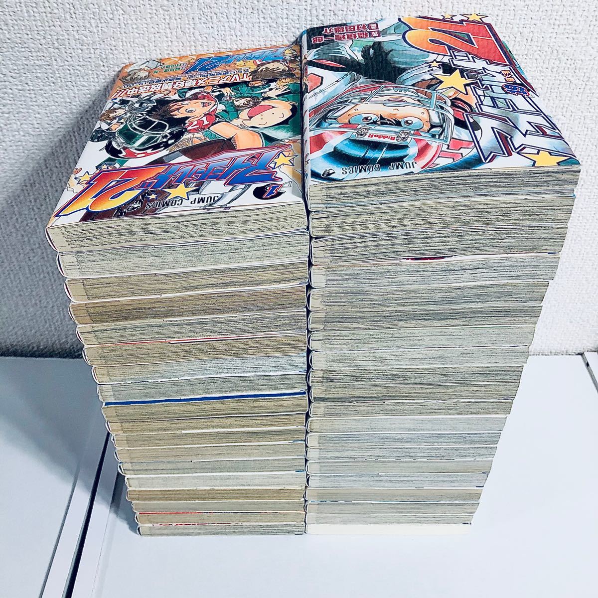 匿名配送】小説付 アイシールド21 全37巻 村田雄介 全巻セット｜Yahoo