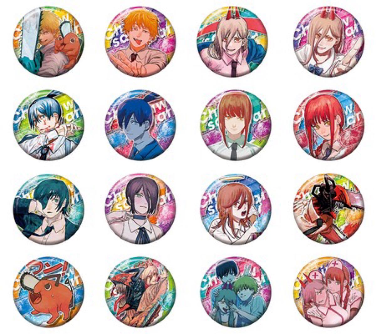 チェンソーマン』コレクション缶バッジ第1弾(全16種コンプリート