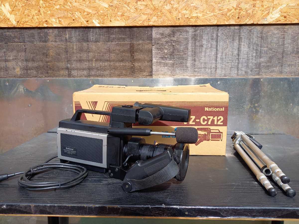Yahoo!オークション - 【o】ナショナル カラービデオカメラ VZ-C712 箱