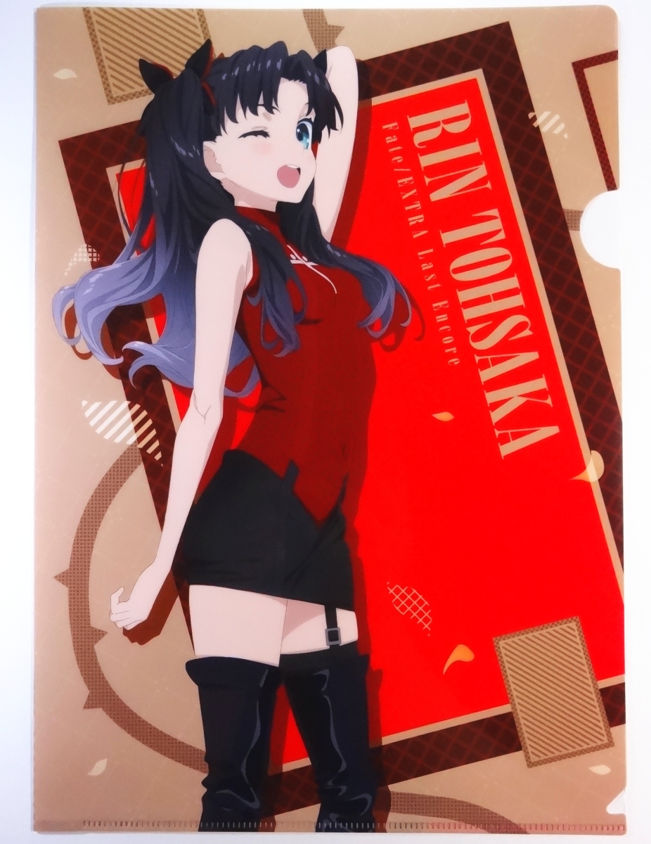 Fate EXTRA 2010 Tシャツ ブラック ACG 遠坂凛 Lサイズ 遠坂 凛