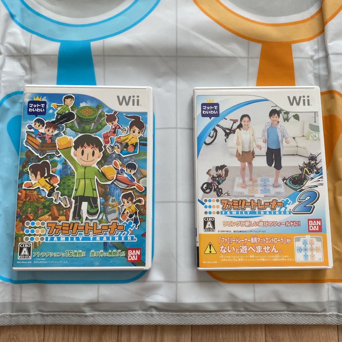値下げ ファミリートレーナーwii 1と2 専用マットコントローラー