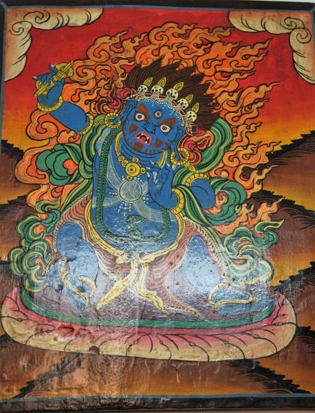 Yahoo!オークション - チベット仏画木製手描き絵釈迦絵画美術真筆チベ