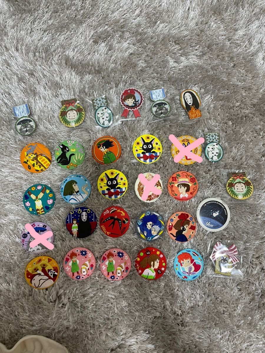 どんぐり共和国 ジブリ 刺繍缶バッチ｜Yahoo!フリマ（旧PayPayフリマ）